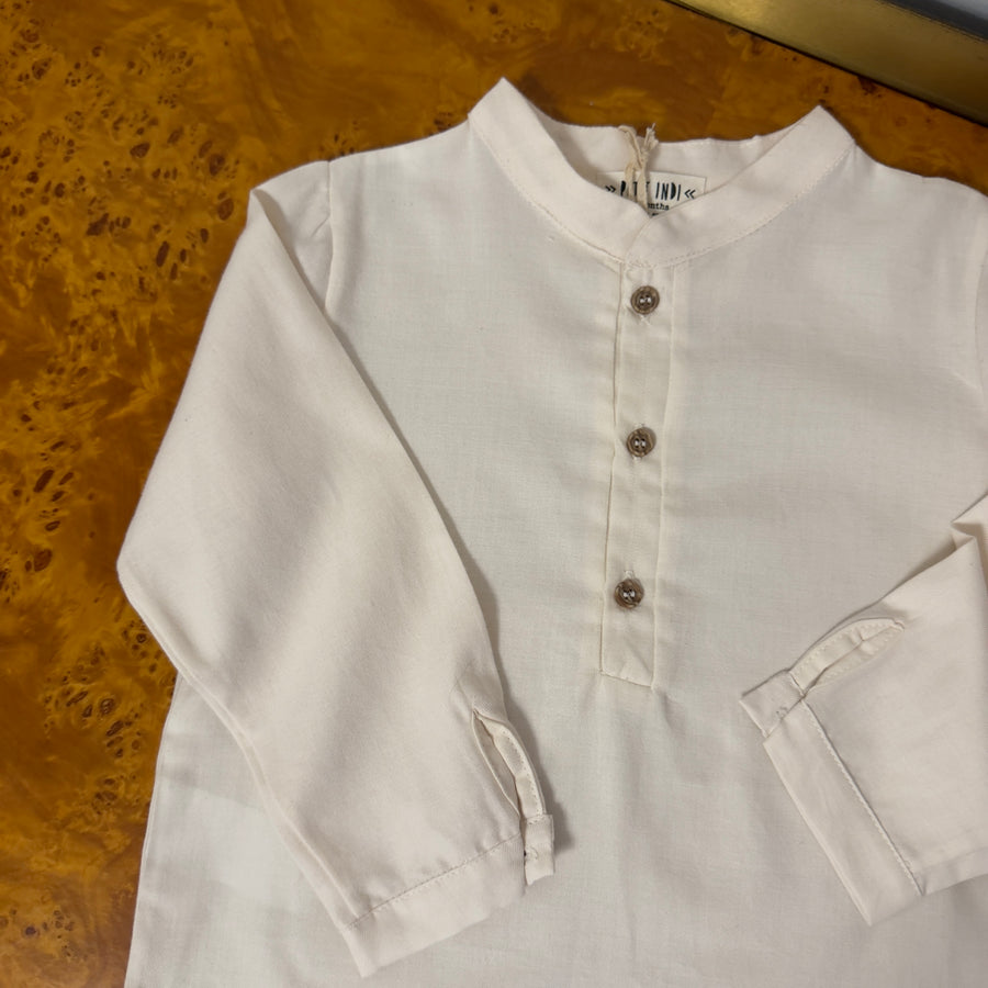 Camicia polo latte