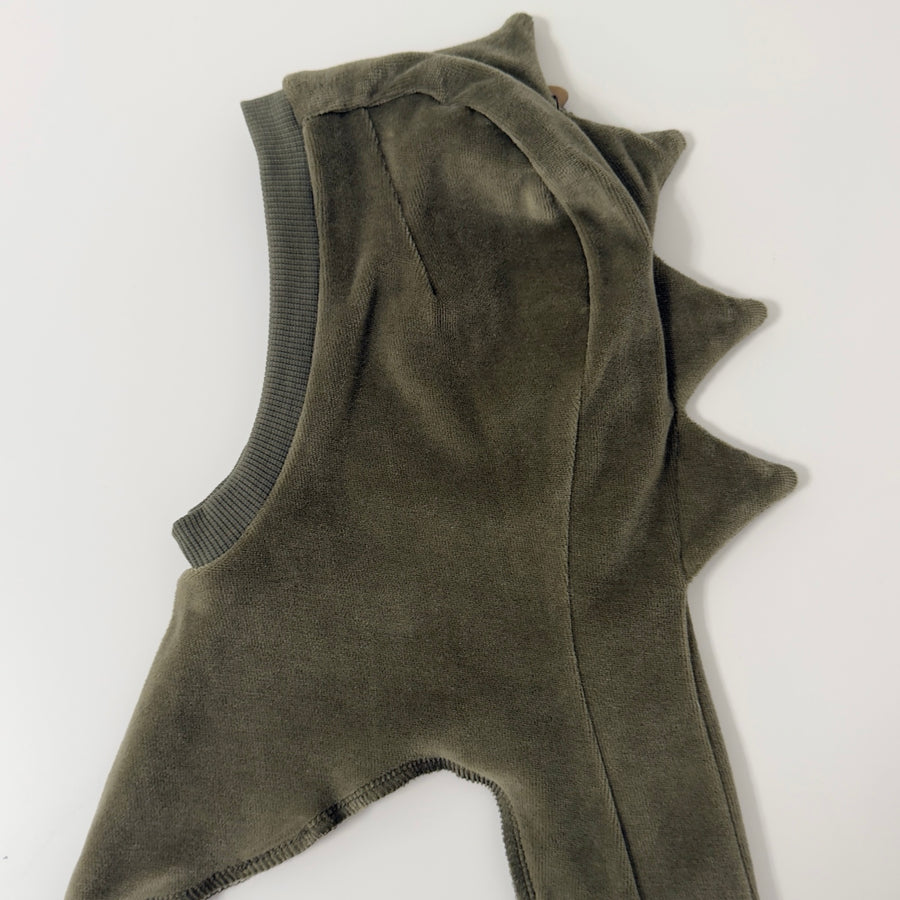 Balaclava in velluto a forma di draghetto