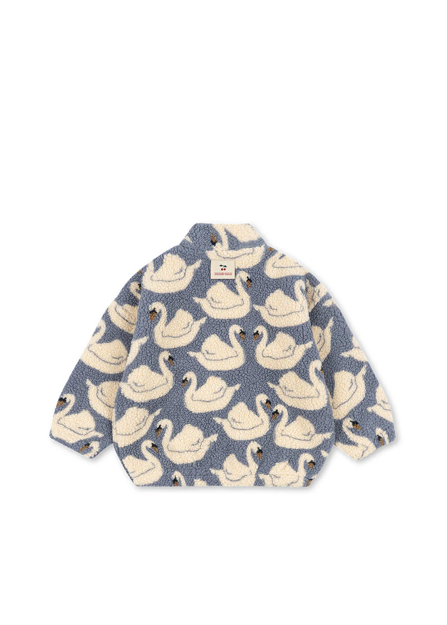 Bomber teddy con cigni