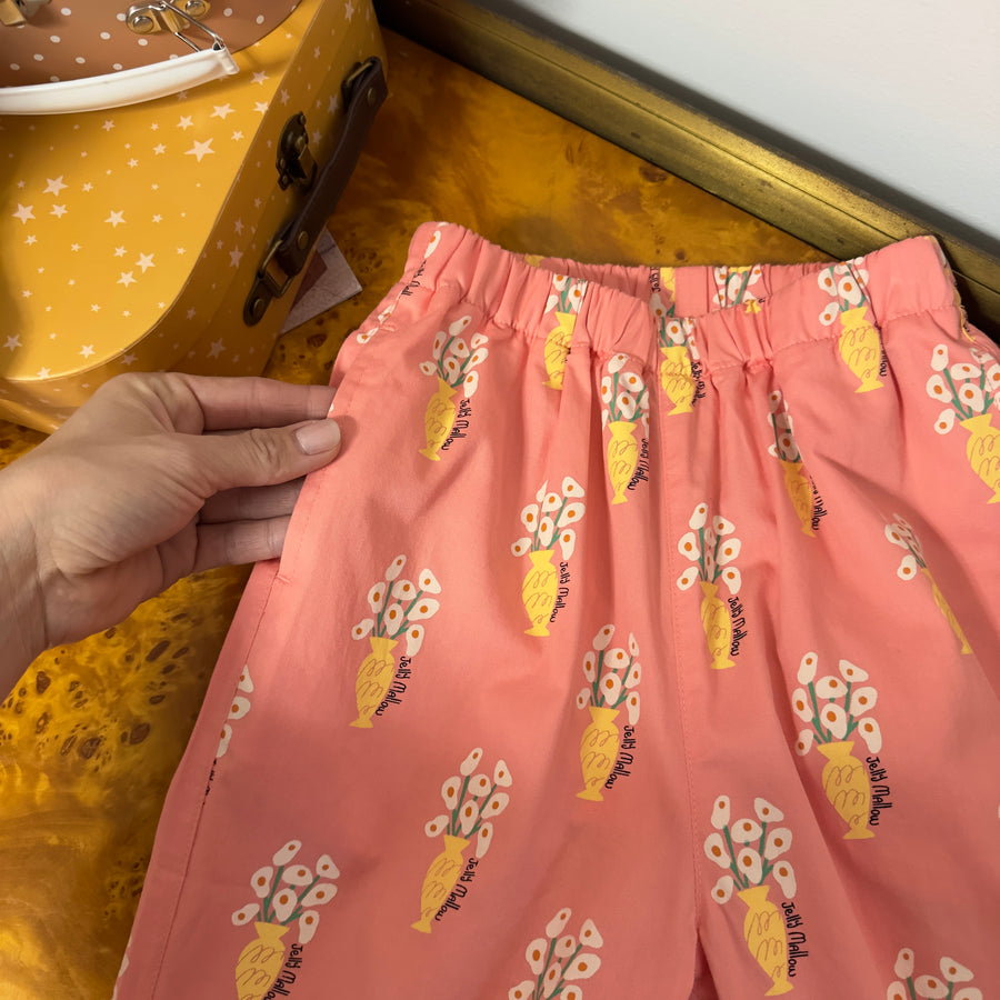 Egg Flower Aladdin Pants