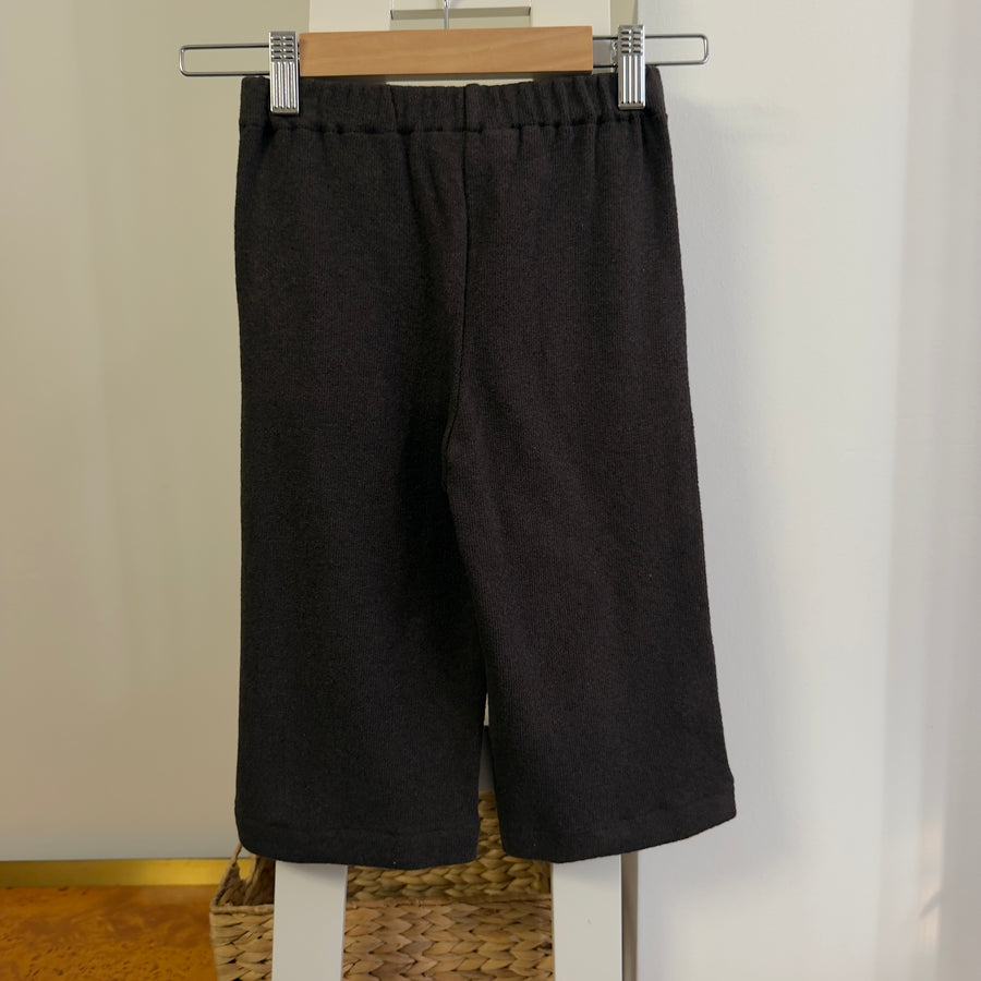 Pantalone Dritto con Tasche Laterali in Caldo Cotone -ICE COFFE