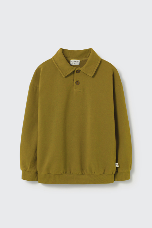 Polo in cotone bio elasticizzato