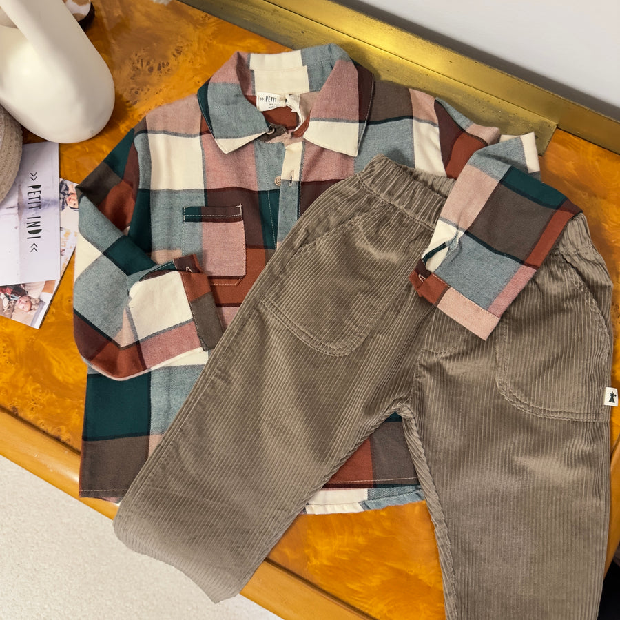 Camicia a quadri di cotone morbidissimo - stile e comfort assoluto