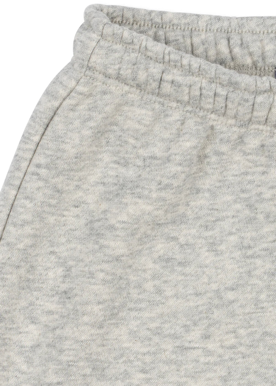 Pantalone tuta in cotone organico grey melange