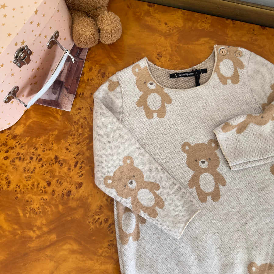 Maglia in caldo cotone con orsetti - morbidezza e dolcezza unica