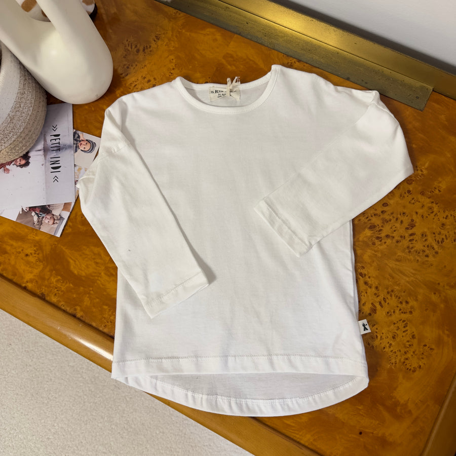 T-shirt in cotone organico - latte