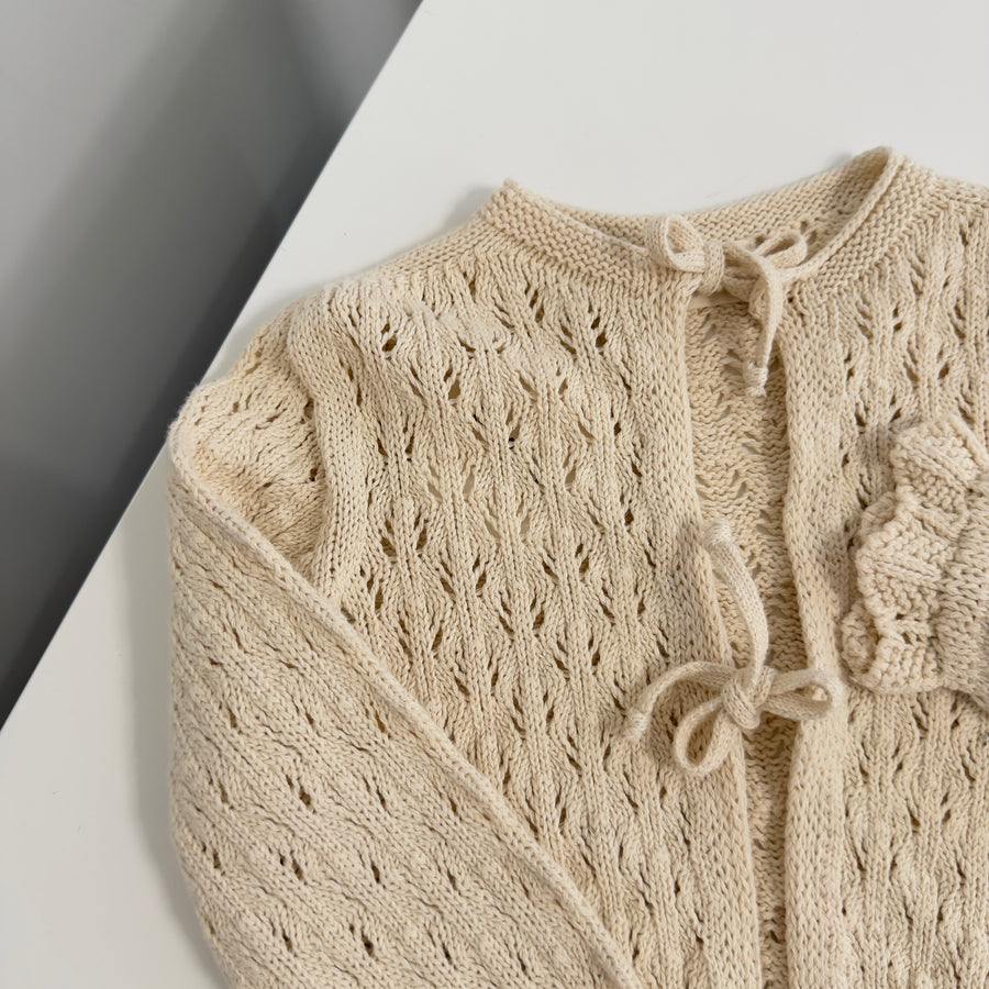 Cardigan Ivy – Cardigan in tricot openwork