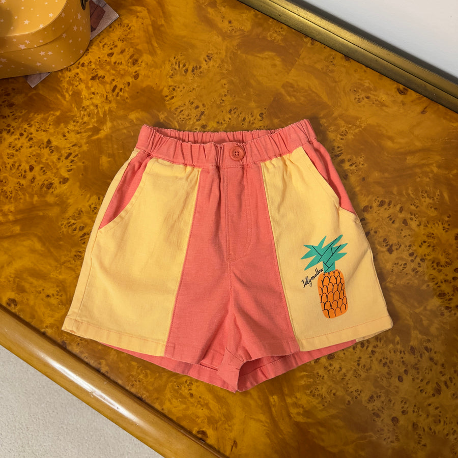 Pineapple Pigment Shorts