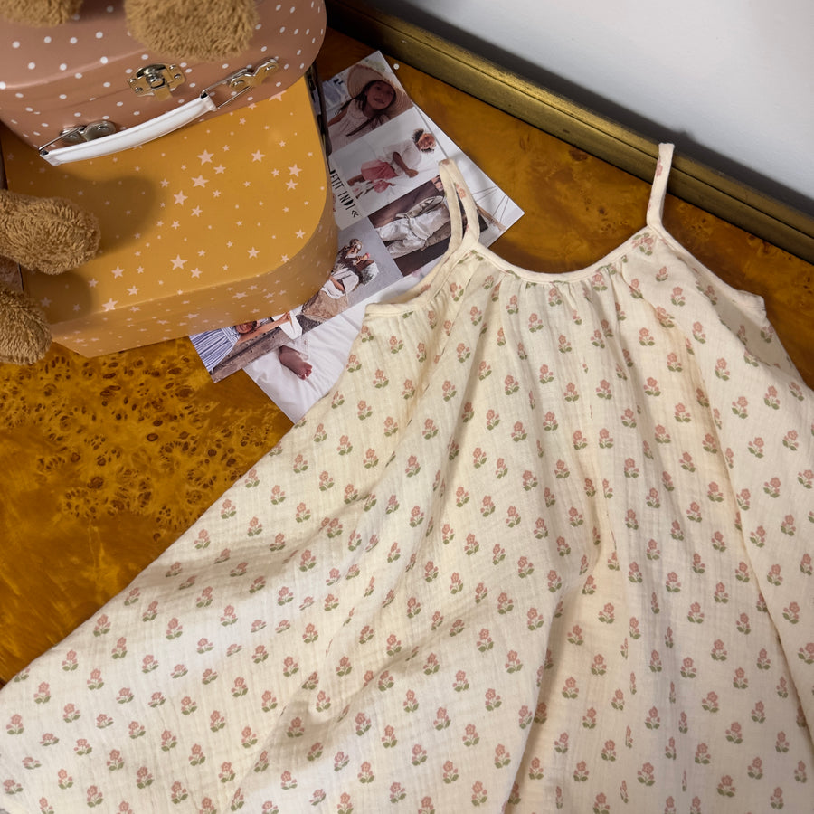 Coco Strap Dress in cotone organico -Fresco, ampio e versatile