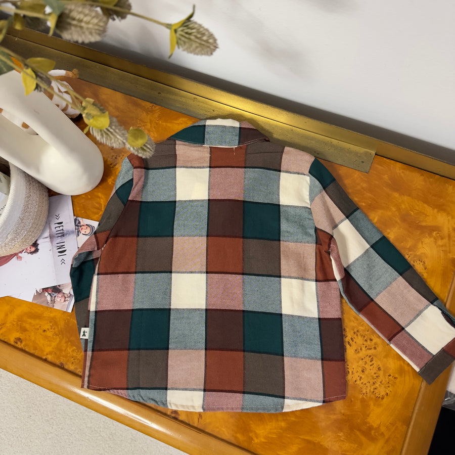 Camicia a quadri di cotone morbidissimo - stile e comfort assoluto