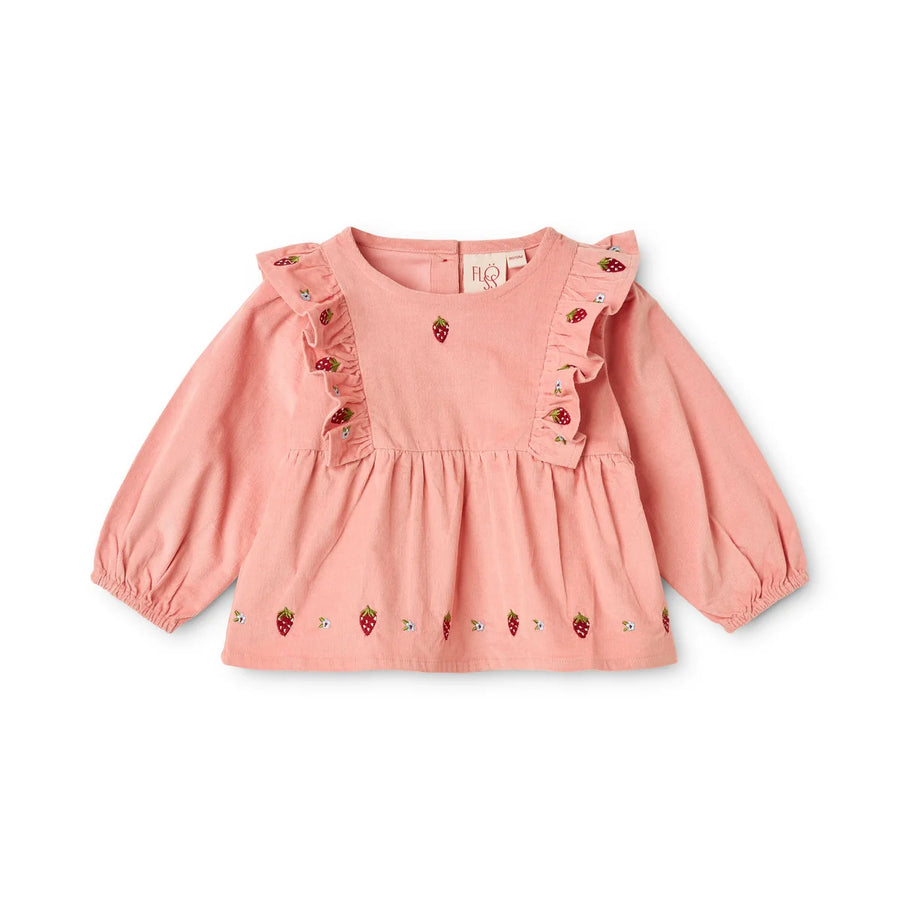 Belle Blouse – Blusa in Cotone  -Warm Pink