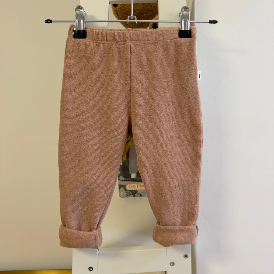 Leggings in caldo cotone blush