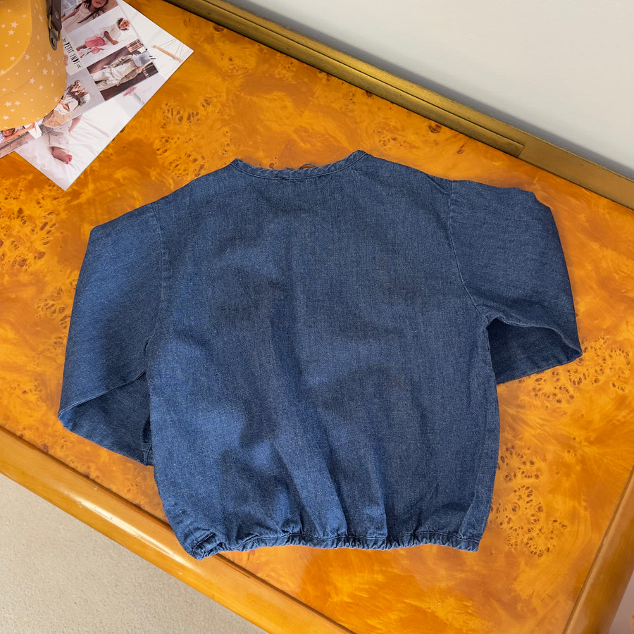 bomber in denim morbidissimo-Versatile e facile da abbinare