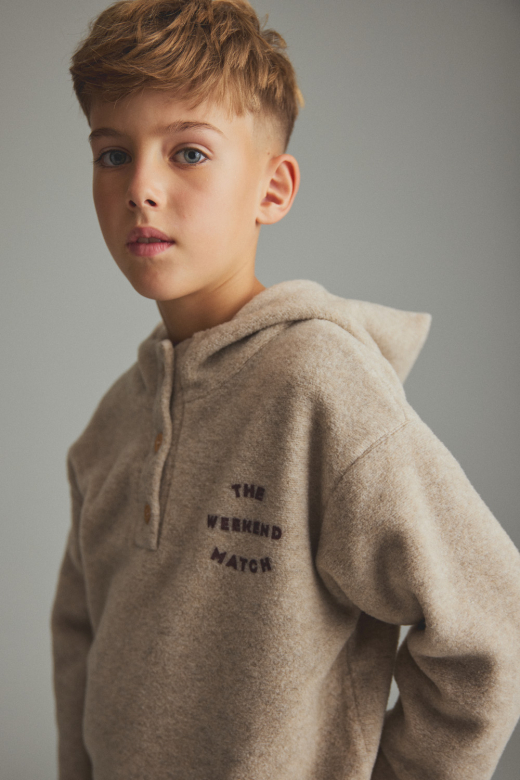 Giacca hoodie in morbido bamboo