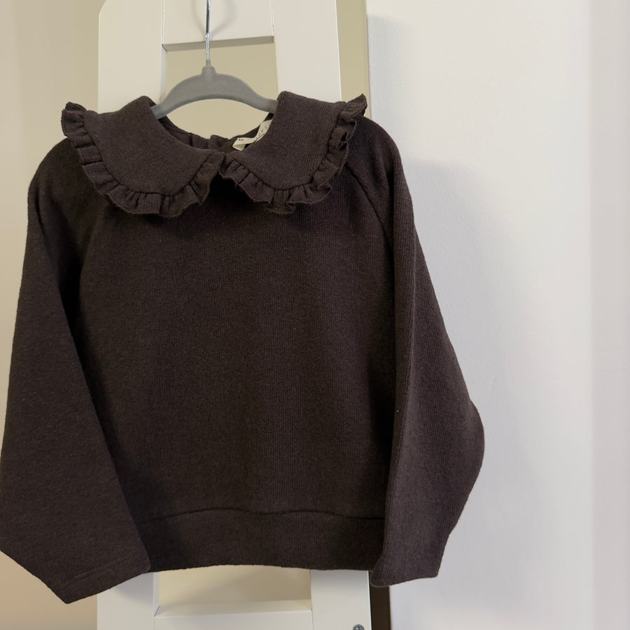 Maglia con colletto a balza – Ice Coffee