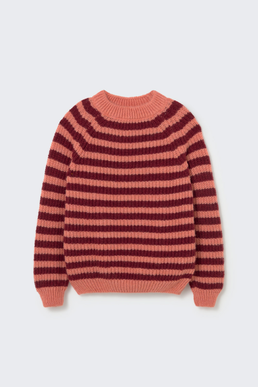 Maglia tricot a righe