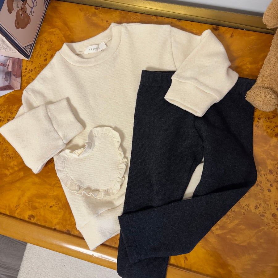 Leggings in caldo cotone antracite – Eleganza e comfort