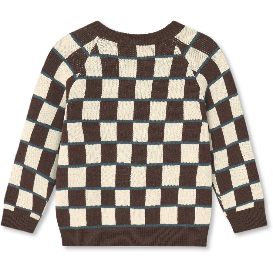 Pullover in cotone Nova Check