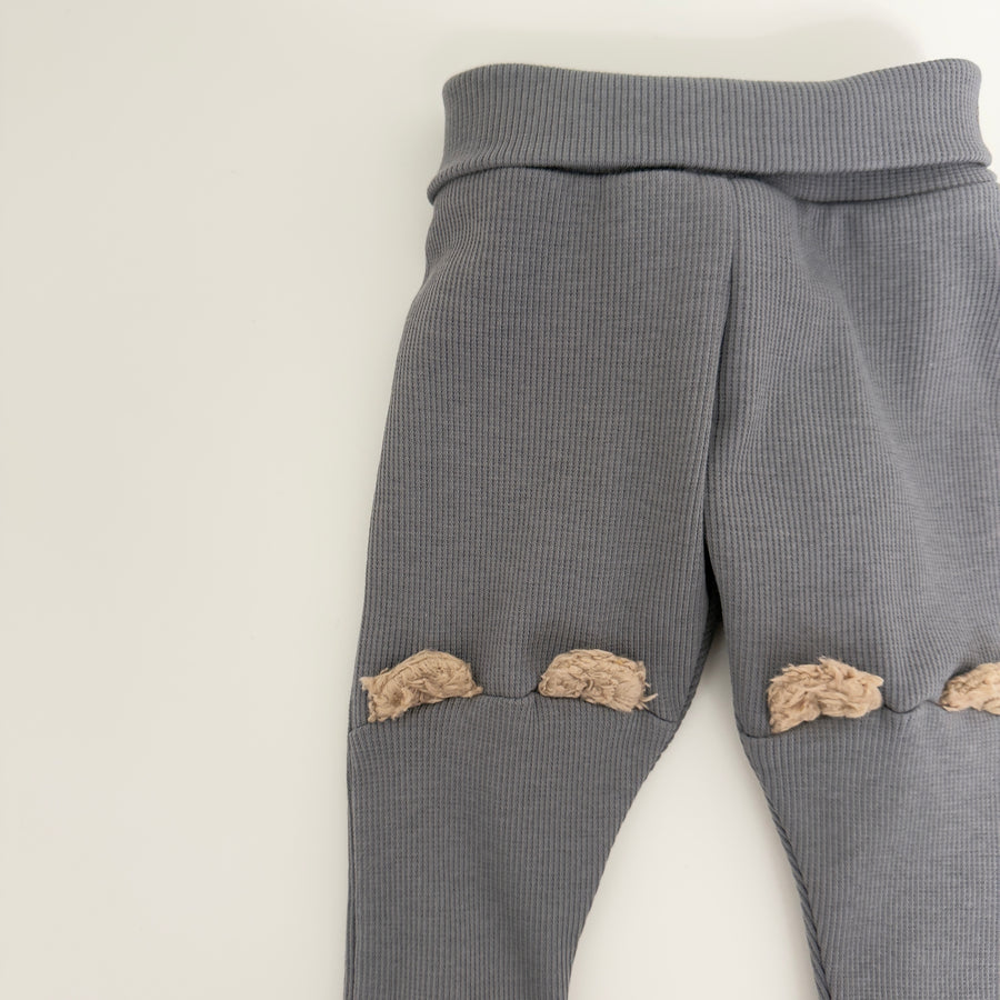 Leggings baby a costina- night owl