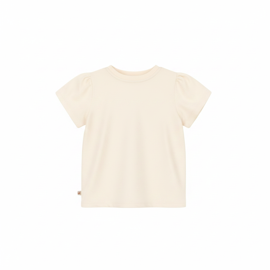 T-shirt Mon Chéri in cotone organico con ciliegie ricamate