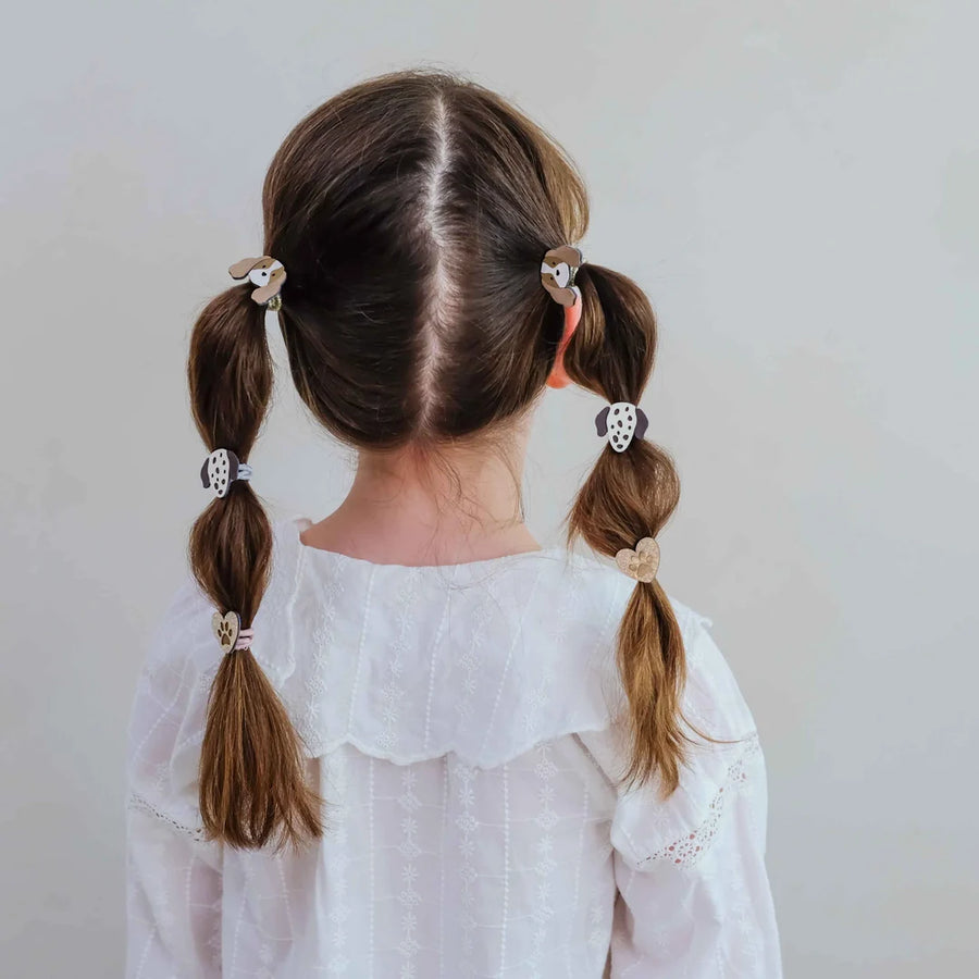 Mini Elastici per Capelli con Cagnolini -Puppy Love