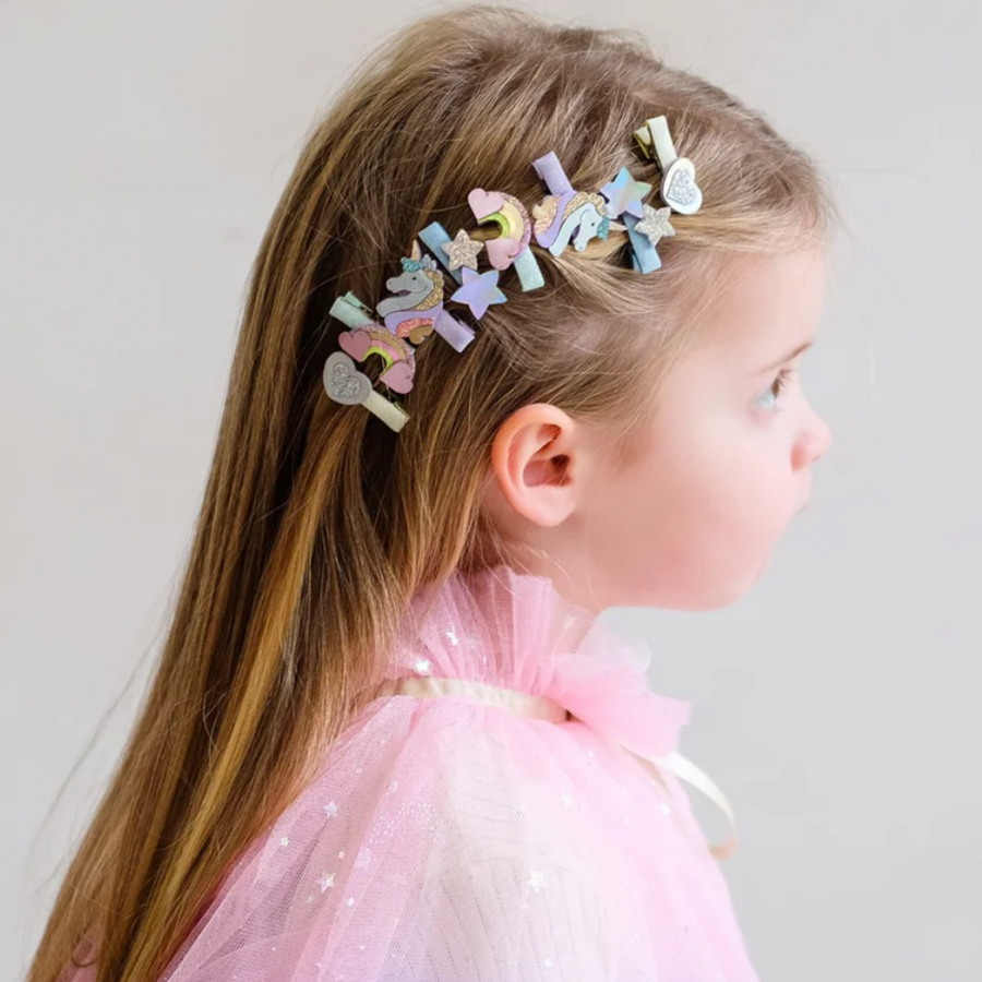Dreamy unicorn mini clips