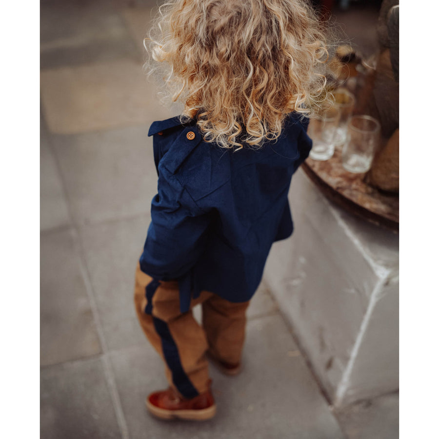 Pantaloni Dolly con le bande a Contrasto -Dull Gold