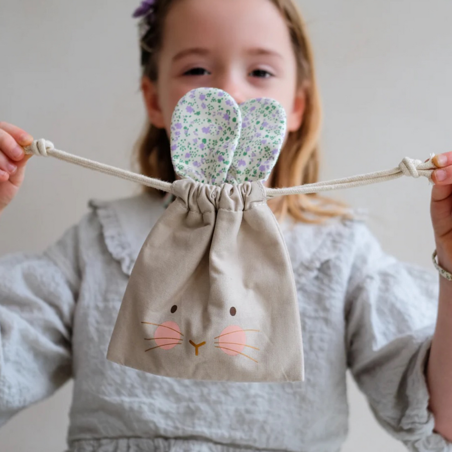Bunny pouch - lilla- set accessori per capelli