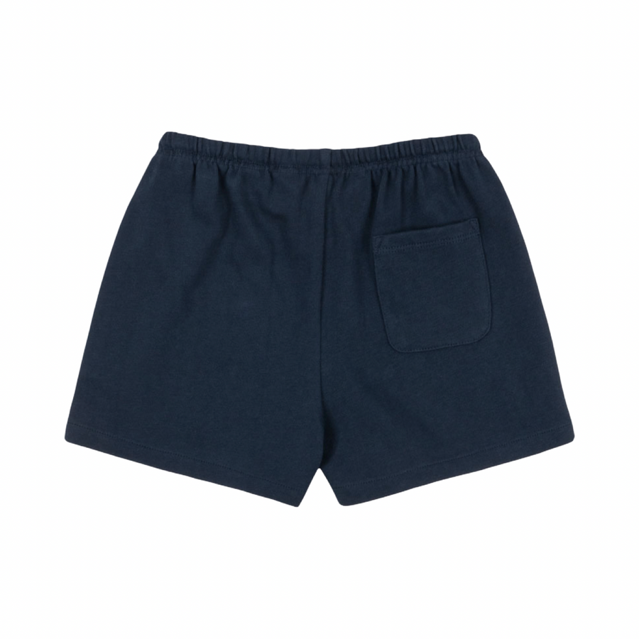 Spotty sweat shorts gots - cotone organico - blu navy