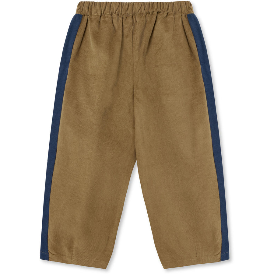 Pantaloni Dolly con le bande a Contrasto -Dull Gold