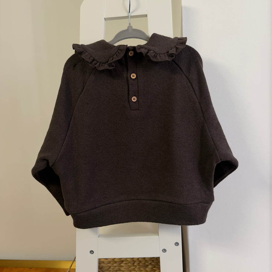 Maglia con colletto a balza – Ice Coffee
