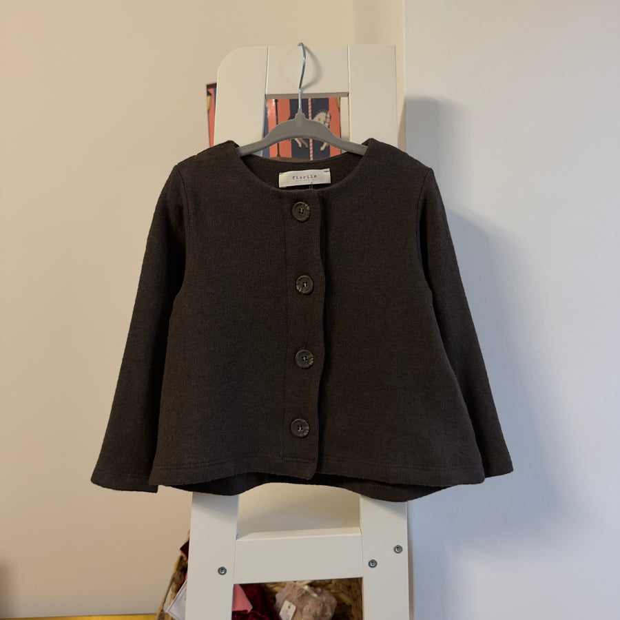 Cardigan Svasato in Caldo Cotone- ice coffee