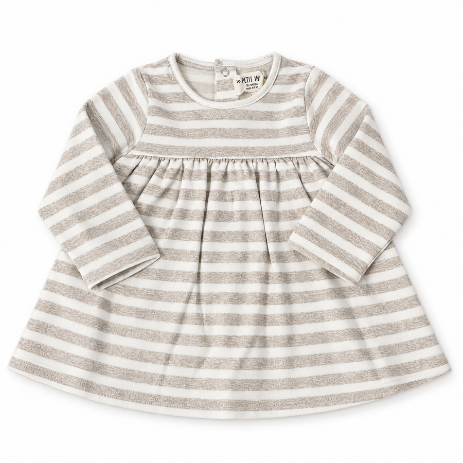 Completo maglia a righe e leggings