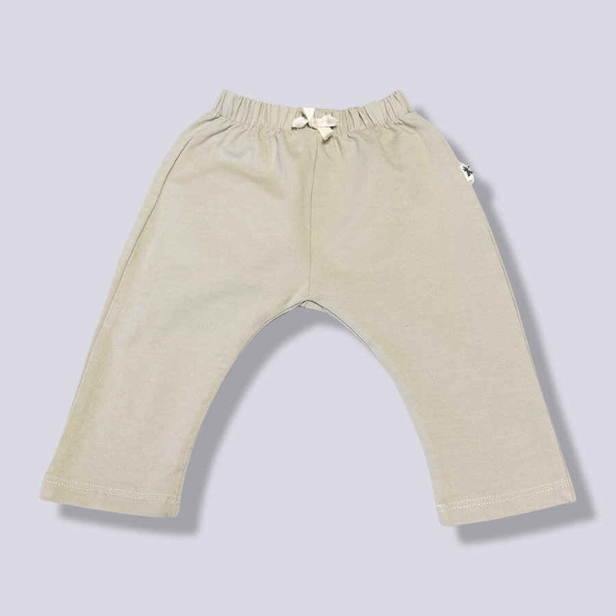 pantalone felpa beige