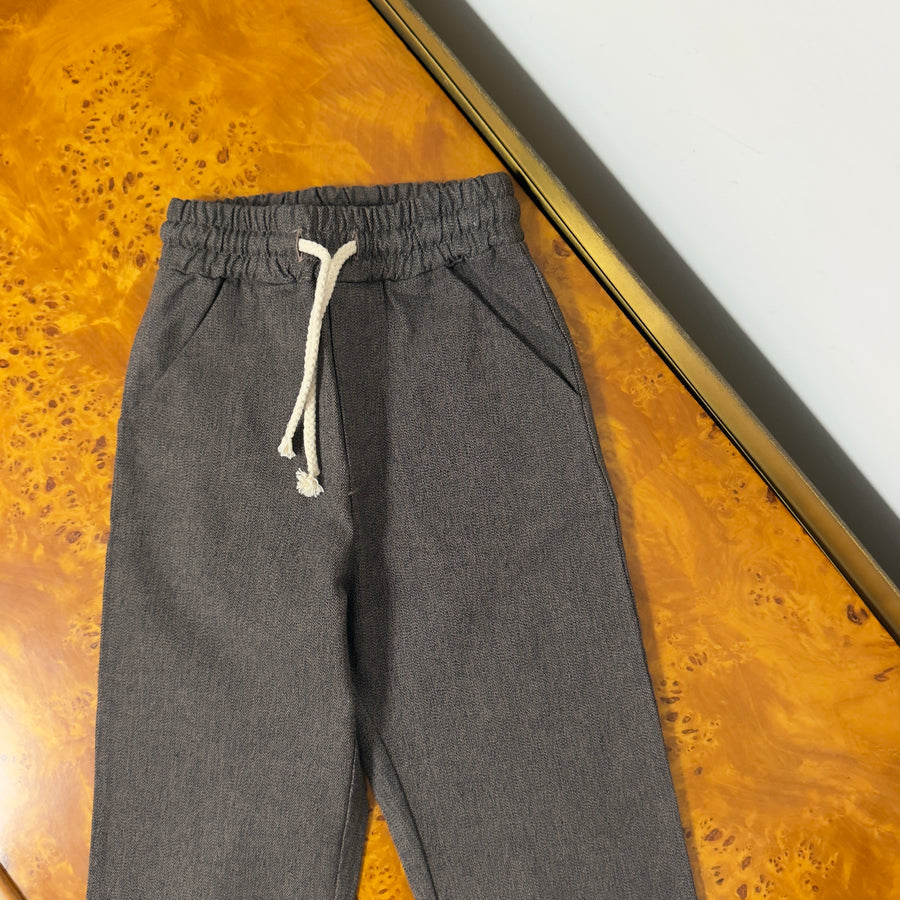 Pantalone Chino in Cotone Sale e Pepe -Iced Coffee