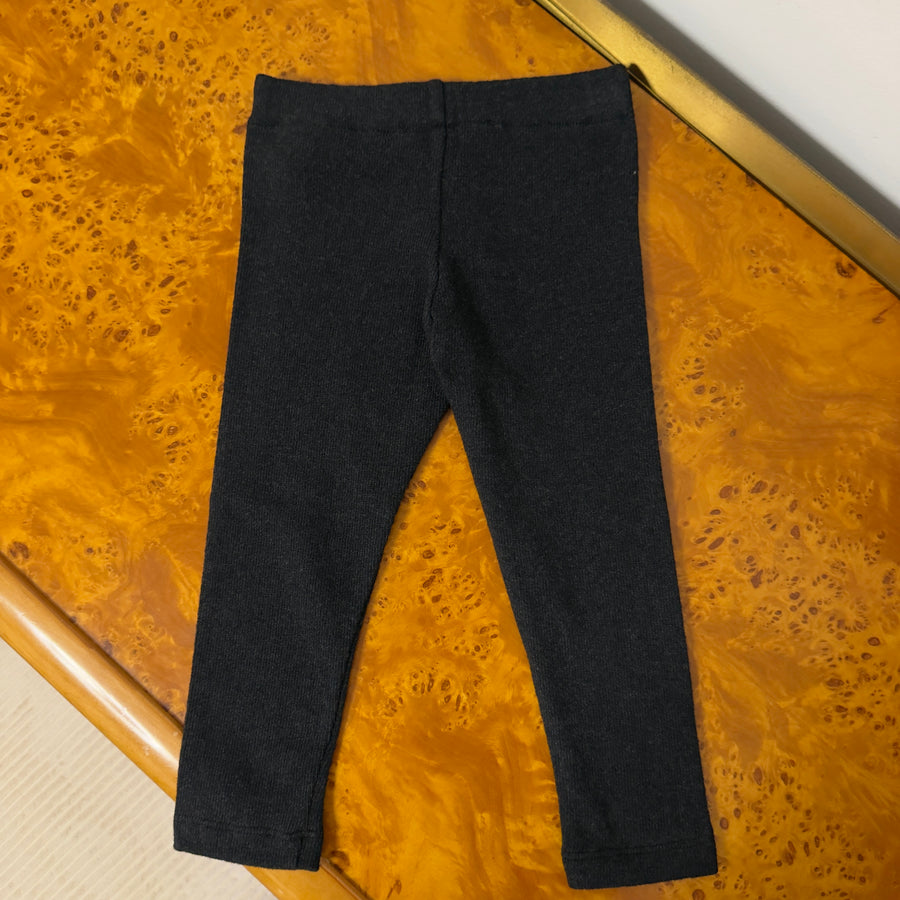 Leggings in Caldo Cotone -Carbone