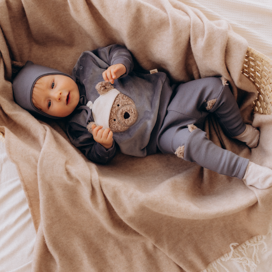 Maglia baby con orsetto 3D