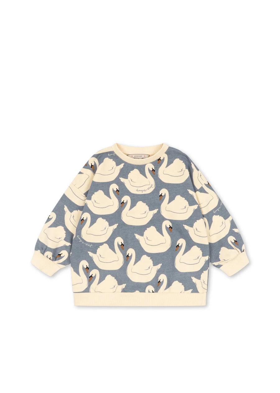 Felpa in cotone organico – swan